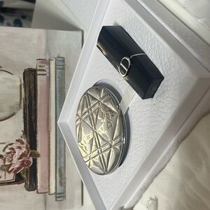 Dior Silver Pocket Mirror
